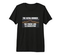 Retro-Vintage-Trailrunning-Geschenk für Ultramarathonläufer Premium T-Shirt