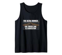 Retro-Vintage-Trailrunning-Geschenk für Ultramarathonläufer Tank Top