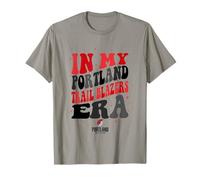 Retro-Wave-Logo aus der NBA In My Portland Trail Blazers-Ära T-Shirt