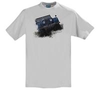 RetroClassic Herren T-Shirt 1948 Serie 1 4x4 Rundhalsausschnitt Gr. XL, Pacific Grey
