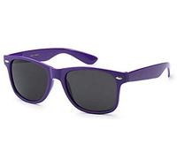 RetroUV® - Sonnenbrille im klassischen Stil UV400, Violett Einheitsgröße