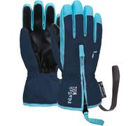 Reusch Unisex - Babys Ben Angenehm Warme und Winddichte Skihandschuhe Alltagshandschuhe Babyhandschuhe Schneehandschuhe Zum Schlittenfahren Winter-Handschuhe, 4503 Dress Blue/Bachelor Butt, IV
