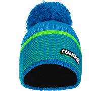 Reusch Noah Beanie angenehm warme und Winddichte Unisex Strickmütze Wintermütze Skimütze Herren Damen mit Bommel für Sport und Freizeit mit hohem