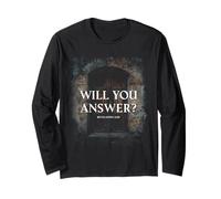 Revelation 3:20 I Stand at The Door & Knock, Will You Answer Langarmshirt