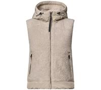 Wendeweste CECIL, Damen, Gr. S (38), beige (powder beige), Plüsch, Obermaterial: 100% Polyester. Futter: 100% Polyester, hüftlang, Westen, Ärmellos, Elastikbund, Unifarbe (12756932-S) powder beige