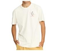 Revolution - Printed T-Shirt Pinguin - T-Shirt, Gr. S, weiß (Offwhite)