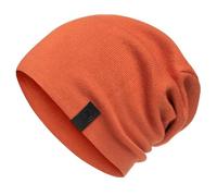 Revony Warm Slouchy Beanie Hat for Men and Women - Deliciously Soft Daily Beanie in Fine Knit (Rust, Head Size: 18" - 21" Circumference)