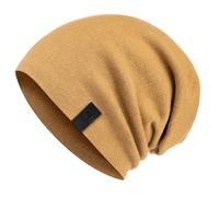 Revony Warm Slouchy Beanie Hat for Men and Women - Deliciously Soft Daily Beanie in Fine Knit Sand
