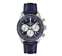 Revue Thommen Herren Armbanduhr Automatic Aviator 42 mm Chronograph, Tachymeter Armband Leather 17000.6535