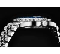 Revue Thommen Herren Schweizer Armbanduhr Taucheruhr GMT - Schwarzes Zifferblatt...