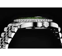 Revue Thommen Schweizer Armbanduhr Herren-Automatikuhr 'Diver' GMT mit schwarzem...