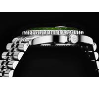 Revue Thommen Schweizer Armbanduhr Taucheruhr GMT Diver Edelstahl Armband 17572....