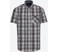 Reward Herren-Kurzarmhemd mit Kontrastdetails beige L