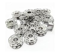 RFFYUMKJR 10 Stück Nähmaschinen-Spulen, passend for BERNINA 180 185 200 435 450 640 730E1000, Metallspulen #0060265000