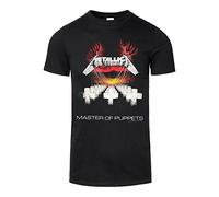 RGM832 Metallica Master of Puppets Black T-shirt Size: MEDIUM