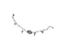RGYBAO Freiliegendes mechanisches Uhrwerk, Armbanduhr, Anhänger, Halskette, robuste Legierung, Schlüsselbeinkette, stilvolles Unisex-Geschenk, Punk-inspirierter Legierung, Anhängerschmuck, One Size