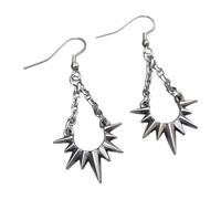 RGYBAO Ohrringe aus Edelstahl, Gothic-Stil, Dornenkette, Vintage-Stil, Punk-Stil, mit unregelmäßigen Designs, für Damen, modisches Accessoire