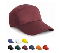 RH02 Result Headwear Kappe Verstellbar durch Kunststoff-Verschluss Burgundy One Size