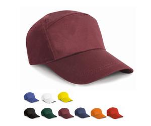 RH02 Result Headwear Kappe Verstellbar durch Kunststoff-Verschluss Red One Size