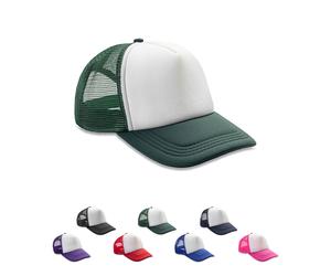 RH089 Result Headwear Kappe Detroit Weißes Stirnteil Mesh und Schirm in Kontrastfarbe Bottle One Size