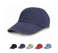 RH10P Result Headwear Kappe Schwerer, gebürsteter Baumwoll-Drell Putty One Size