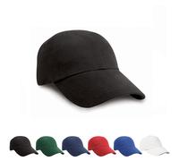 Result Headwear Low Profile Brushed Cotton Cap - Forest Green - OneSize