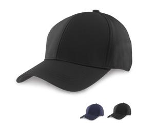RH73 Result Headwear Technische Softshell Kappe Wasserabweisend Black One Size