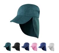 RH76 Result Headwear Legionärs Kappe mit Sonnenschutzklappe im Nackenbereich White One Size