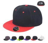 Result Headwear Bronx Original Flat Peak Dual Color - Black - ONE SIZE