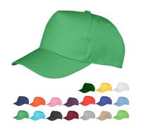 RH84 Result Headwear Boston 5-Panel Kappe Stirnverstärkung ohne Mittelnaht Navy One Size