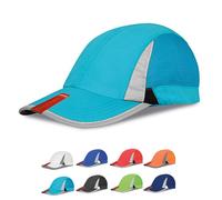 RH86 Result Headwear Sportkappe Kappe Flaches Profil im Jockey- Stil Aqua One Size