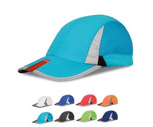 RH86 Result Headwear Sportkappe Kappe Flaches Profil im Jockey- Stil Lime One Size