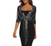 Rheane Schals und Tücher für Abendkleider, Schal für Damen, mit Schnalle, für Abendkleid, Party, Hochzeit, Party, Large