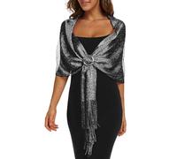 Rheane Schals und Tücher für Abendkleider, Schal für Damen, mit Schnalle, für Abendkleid, Party, Hochzeit, Party, Large