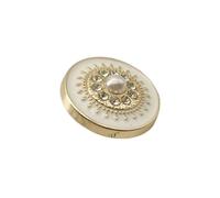 Rhinestone Buttons Strass-Kleidungsknöpfe | Luxuriöse Perlen-Nähknöpfe, Kleidungszubehör, Damen-Mantelknöpfe, Schwarz, DIY-Nadeln(White,18mm 6pcs)