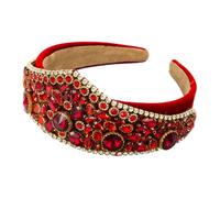 Rhinestone Headbands for Women - 6 Zoll Retro Sparkly Vintage Headband | Women's Fashion Headwear for Party, Festival, Christmas, Cosplay, Garden, and Daily Style