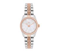 Rhodenwald & Söhne Damen Uhr analog Japan Quarzwerk mit Edelstahl Silber/roségold Armband 10010366