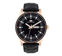 Rhodenwald & Söhne Herren Uhr 'Couragian' rosegold / schwarz, Größe One Size, 3882652 Rosegold / Schwarz One Size