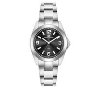 Rhodenwald & Söhne Damen Uhr analog Quarzwerk mit Edelstahl Armband Silber Gliederarmband 10010411