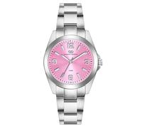 Rhodenwald & Söhne Damen Uhr analog Quarzwerk mit Edelstahl Armband Silber Gliederarmband 10010415