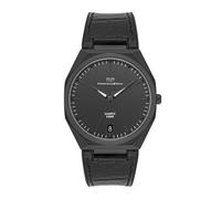 Rhodenwald & Söhne Herren Uhr analog Japan Quarzwerk mit Echtleder/Silikon schwarz Armband 10010352