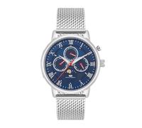 Rhodenwald & Söhne Quarzuhr Moontime II, transparent silber