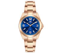 Rhodenwald & Söhne Quarzuhr Majestia in Silber Edelstahl Roségold Damen