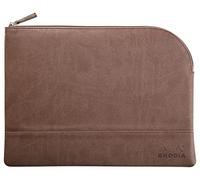 Rhodiarama Etui aus Kunstleder mit Reißverschluss, 21x28 cm - Schokoladenbraun 116724C - braun 116724C