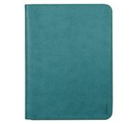 Rhodia Konferenzmappe Rhodiarama 25,5x34 cm für Block A4, Kunstleder Pfaugrün, mit Etui 168119C