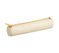 Rhodia Schlampermäppchen Rhodiarama rund – 21,5×Ø5 cm, Kunstleder, Reißverschluss – Beige 318895C