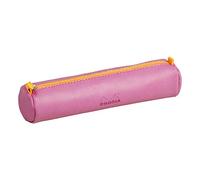 Rhodia rundes Schlampermäppchen Rhodiarama 21,5xØ5 cm Kunstleder mit Reißverschluss Flieder 318991C