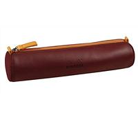Rhodia Schlampermäppchen Rhodiarama rund 21,5xØ5 cm Kunstleder Weinrot 319000C