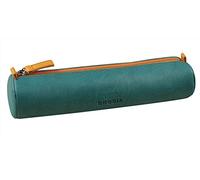 Rhodiarama rundes Schlampermäppchen 21,5xØ5cm aus Kunstleder - Pfaugrün 319006C - grün 319006C