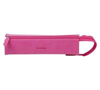 Rhodia 319036C - Schlampermäppchen Rhodiarama, rechteckig 23x5x5 cm, flache Öffnung, langer Reißverschluss, praktisch und elegant aus Kunstleder fuchsia, 1 Stück